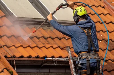 Démoussage et hydrofuge de toiture à Pannes